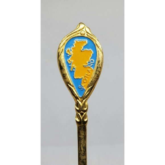 Vintage Gold Scotland Collectible Decorative Mini Spoon Home Décor - Picture 2 of 7